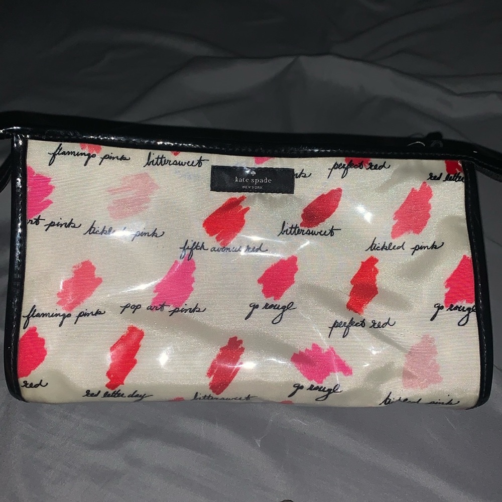 Kate Spade New York Medium Heddy Lilac Court Lipsticks Cosmetic Case